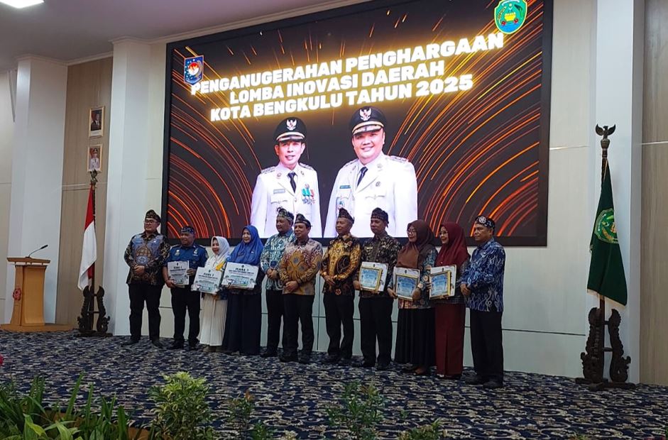 Tirta Hidayah Raih Penghargaan Inovasi Daerah Kota Bengkulu Tahun 2025